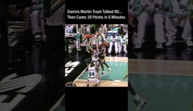 Darrick Martin Trash Talked MJ    Then Came 19 Points in 6 Minutes #nba #basketball #michaeljordan