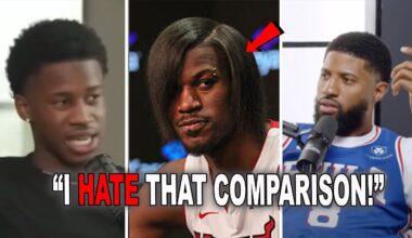 SIXERS' VJ Edgecombe CHECKS Paul George For Jimmy Butler Comparison!