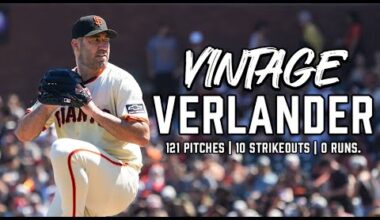 Justin Verlander Throws 121 Pitches, Strikes Out 10 vs. Orioles | San Francisco Giants Highlights