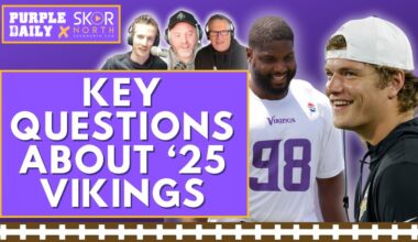 8 BIG questions for 2025 Minnesota Vikings!