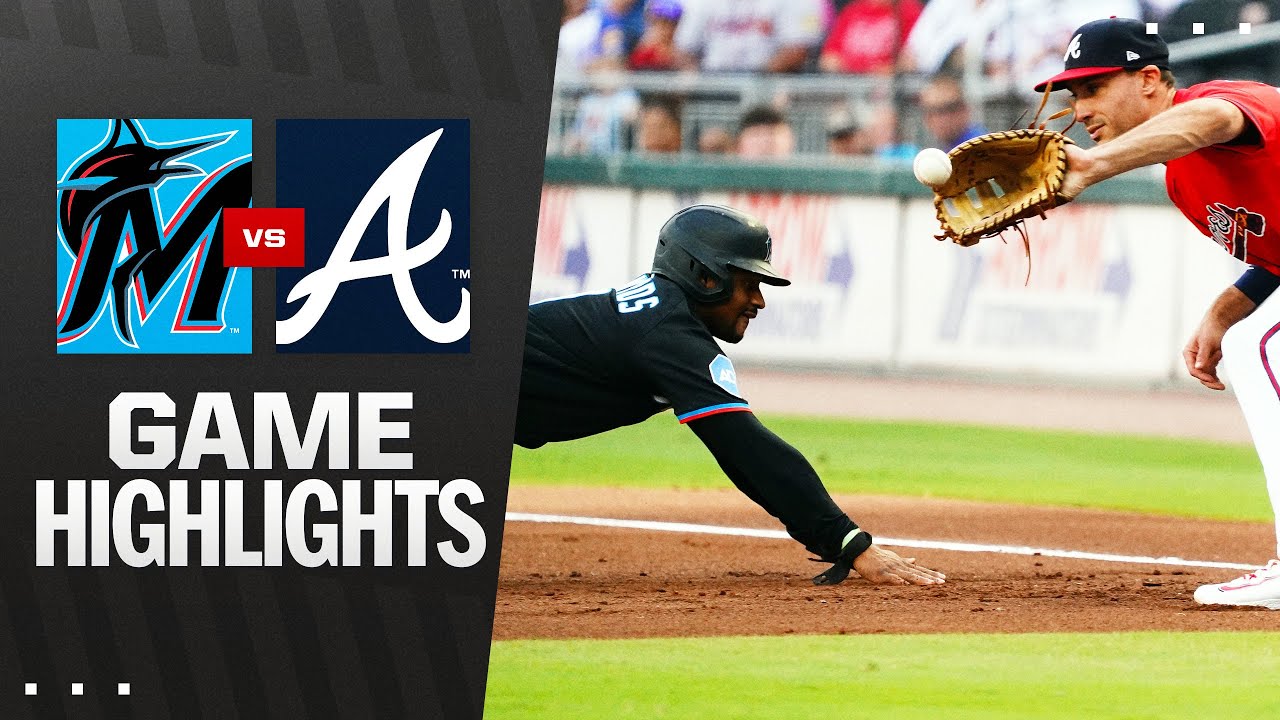 Marlins vs. Braves Game Highlights (8/8/25) | MLB Highlights