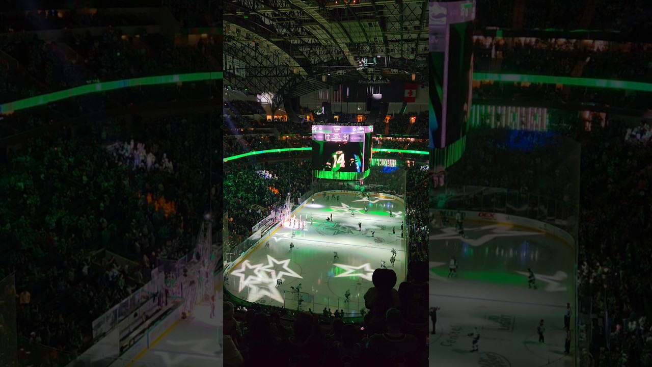 The Dallas Stars take the ice!