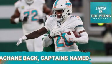 De'Von Achane Returns To Practice, Dolphins Name 6 Team Captains For 2025 & More