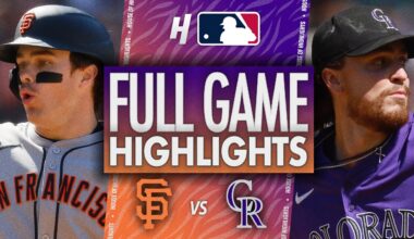 San Francisco Giants vs Colorado Rockies  - FULL GAME HIGHLIGHTS | September 1, 2025 MLB Season
