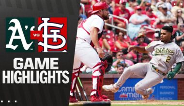 A's vs. Cardinals Game Highlights (9/1/25) | MLB Highlights