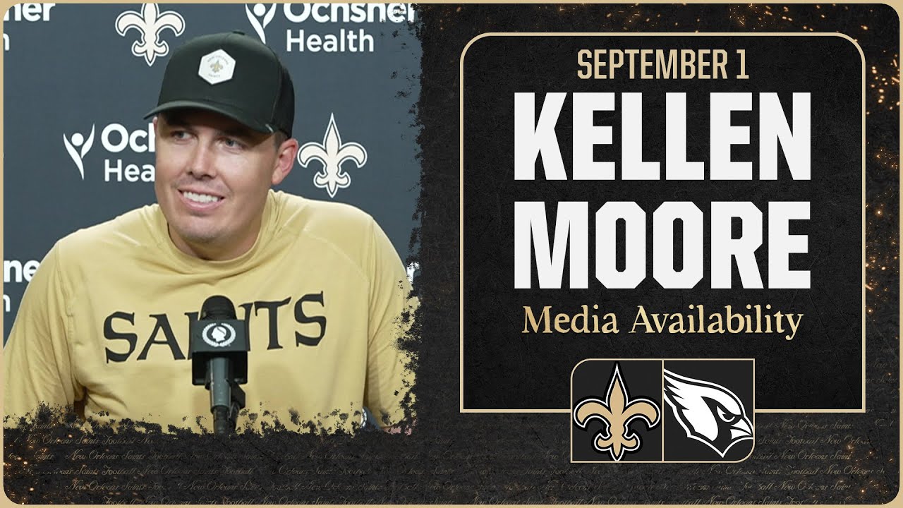 Kellen Moore on preparations for Arizona Cardinals | New Orleans Saints