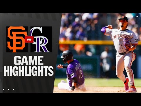 Giants vs. Rockies Game Highlights (9/1/25) | MLB Highlights