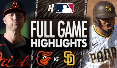 Baltimore Orioles vs San Diego Padres - FULL GAME HIGHLIGHTS | September 1, 2025 MLB Season