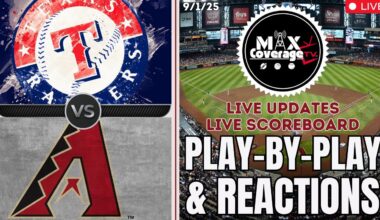 🔴LIVE Texas Rangers vs Arizona Diamondbacks - Play-By-Play & Reactions (9/1/25)