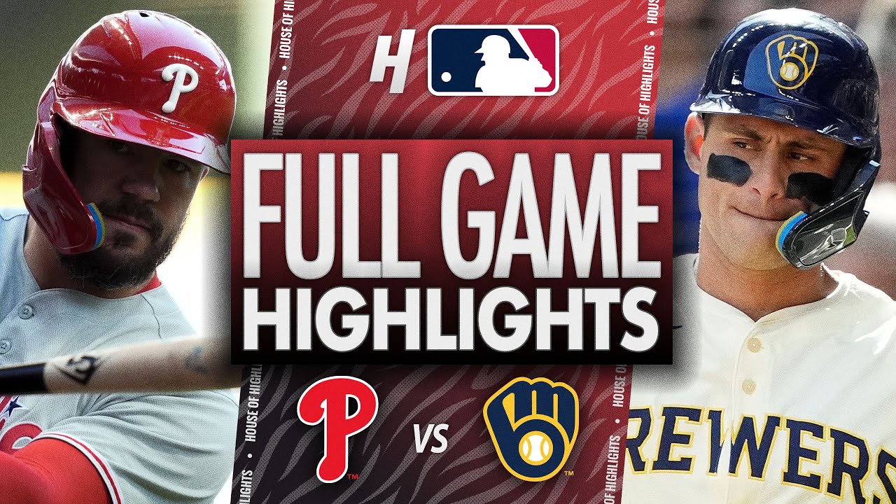 Philadelphia Phillies vs Milwaukee Brewers  - FULL GAME HIGHLIGHTS | September 1, 2025 MLB Season