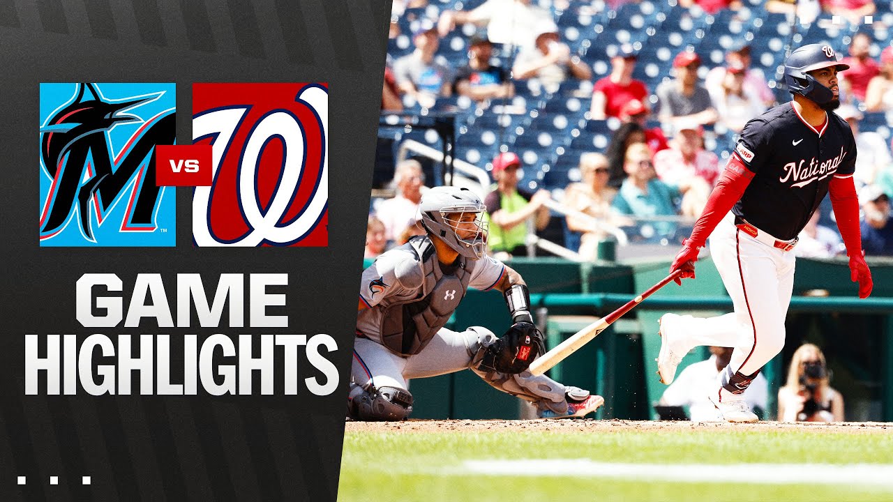 Marlins vs. Nationals Game Highlights (9/1/25) | MLB Highlights