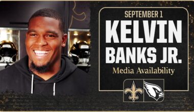 Kelvin Banks Jr. on chemistry w/ Spencer Rattler | New Orleans Saints
