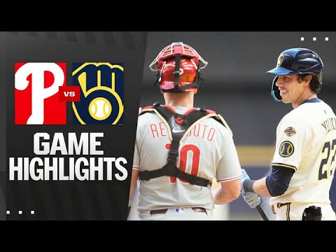 Phillies vs. Brewers Game Highlights (9/1/25) | MLB Highlights