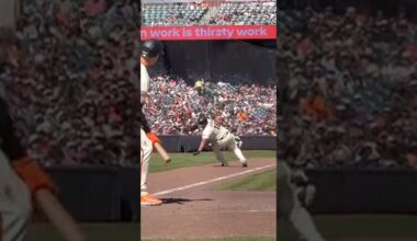 This baseball was inches away from disaster 😅