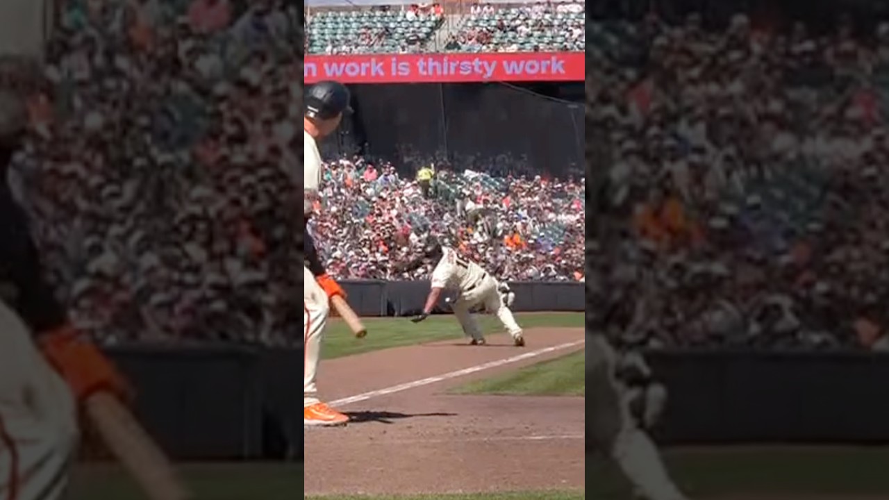 This baseball was inches away from disaster 😅