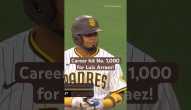 Career hit No. 1,000 for Luis Arraez! #MLB #SanDiego #Padres