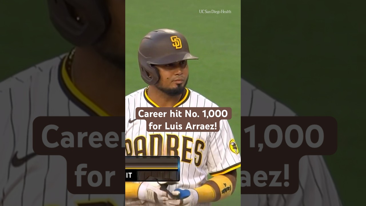 Career hit No. 1,000 for Luis Arraez! #MLB #SanDiego #Padres