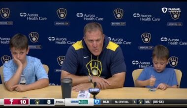Pat Murphy sounds off after getting ejected as Milwaukee Brewers lose to Philadelphia Phillies 10-8