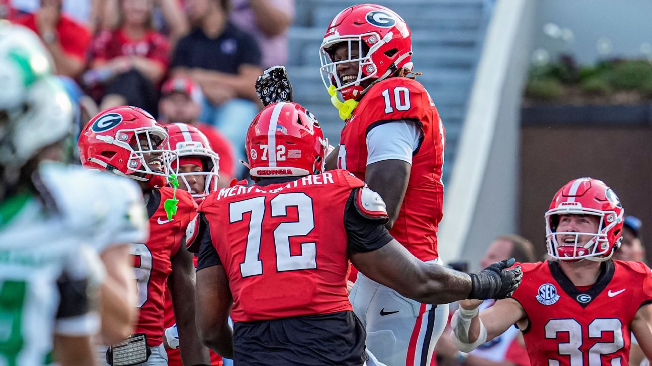 2025 college football SP+ rankings for all 136 FBS teams