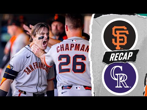 Giants vs. Rockies Game Highlights (9/1/25) | MLB Highlights