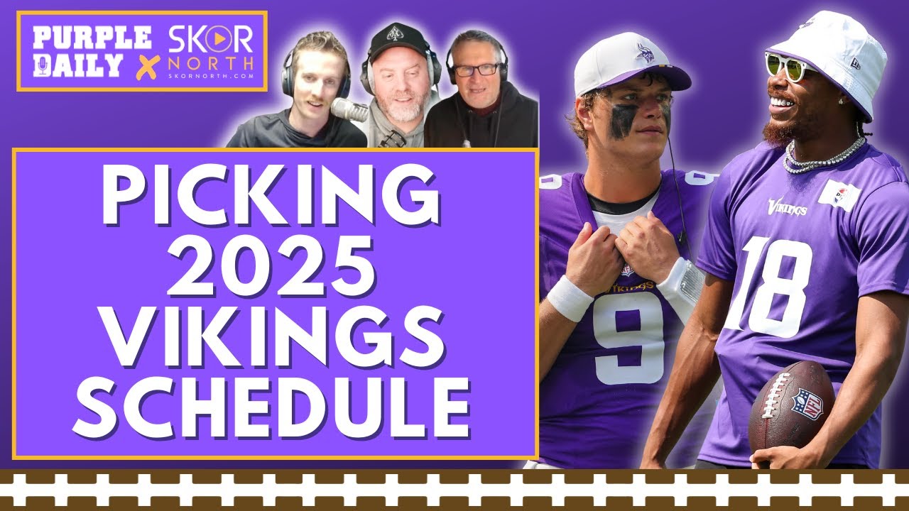 Picking Minnesota Vikings wins on the 2025 schedule