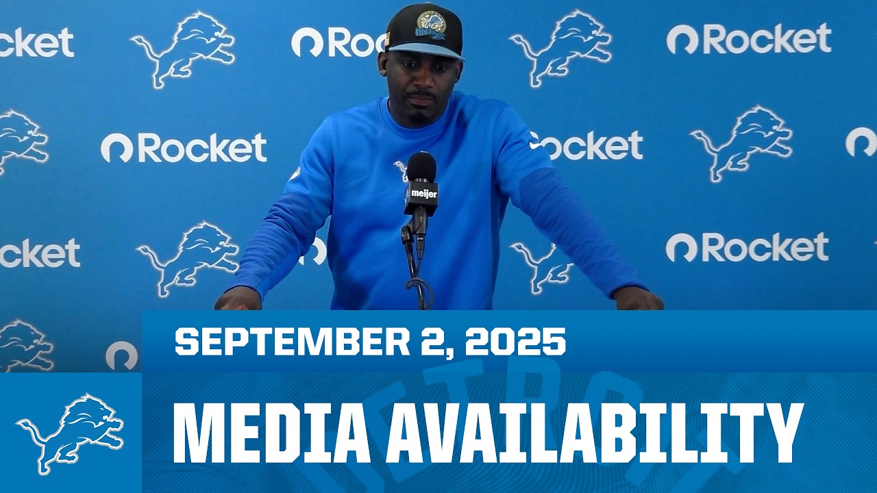 Detroit Lions assistant coaches meet with the media | September 2, 2025