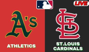🔴LIVE : Athletics Vs St. Louis Cardinals | MLB 2025 | MLB Live Baseball Score