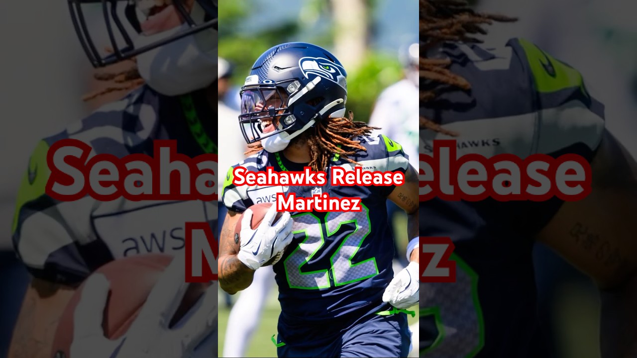 🚨Seahawks Roster Move: Seattle Releases RB Damien Martinez #nfl #seahawks #shorts