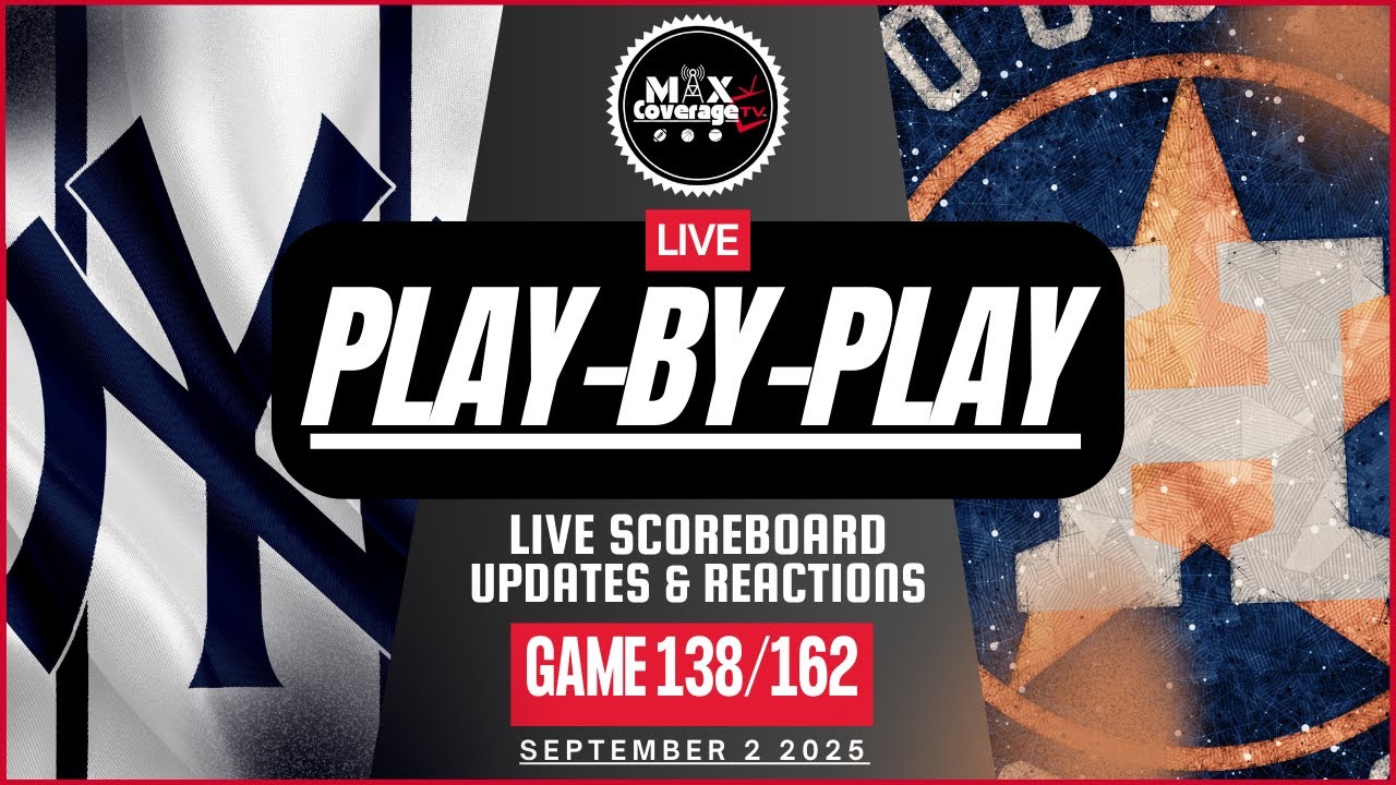 🔴LIVE New York Yankees vs Houston Astros - Play-By-Play & Reactions (9/2/25)