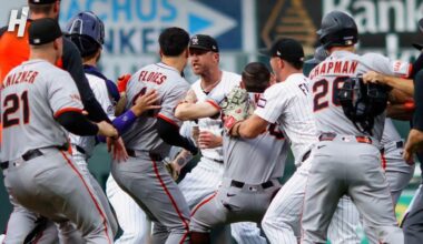 Things got HEATED between the Rockies and Giants after Rafael Devers homered 😳