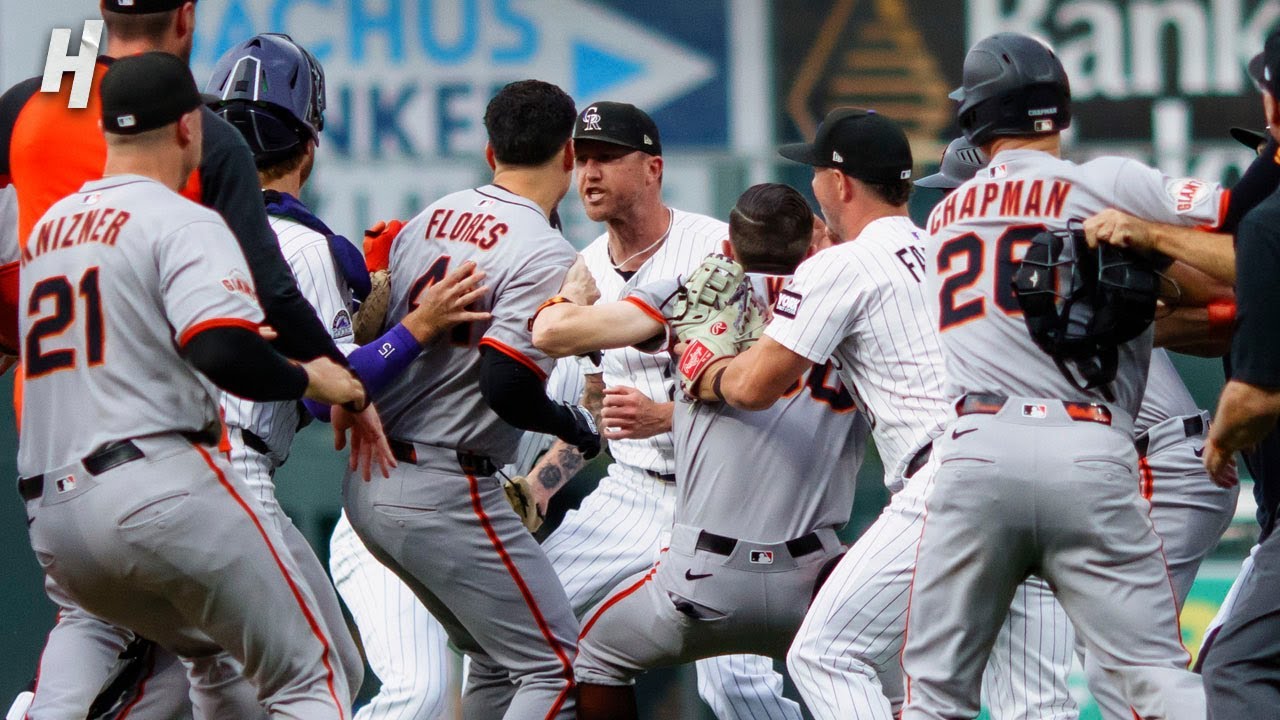 Things got HEATED between the Rockies and Giants after Rafael Devers homered 😳