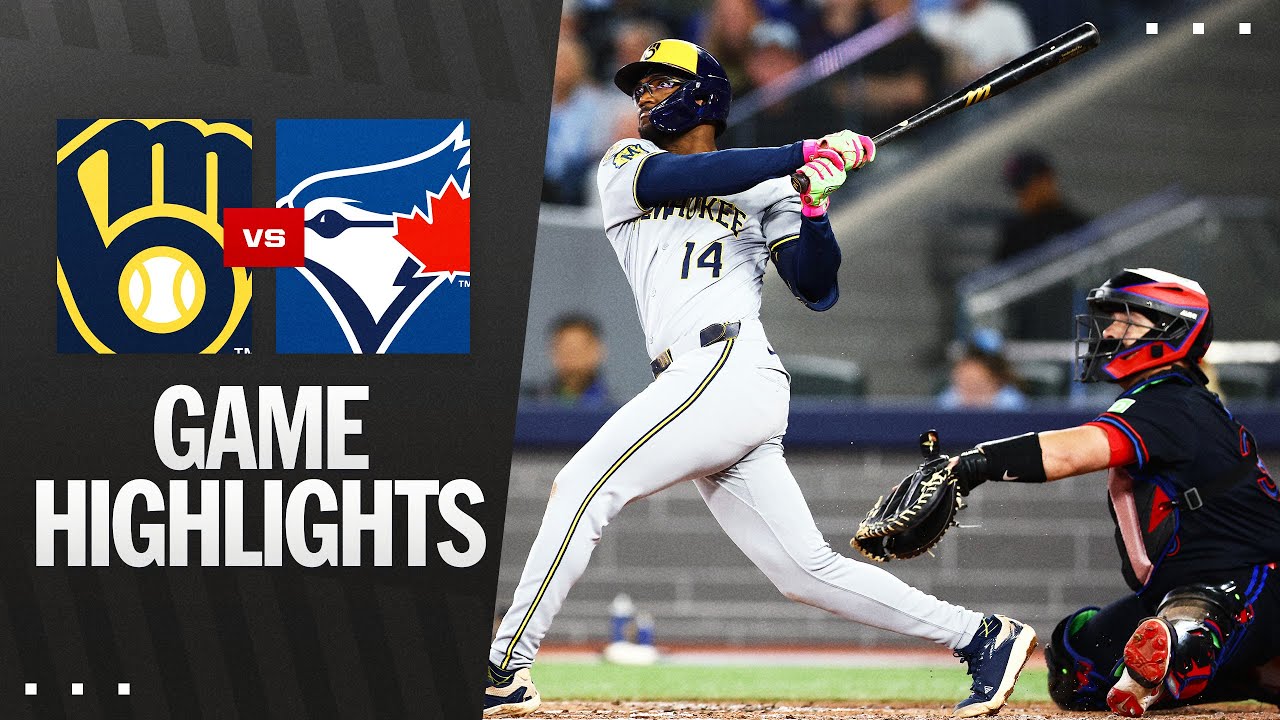 Brewers vs. Blue Jays Game Highlights (8/29/25) | MLB Highlights