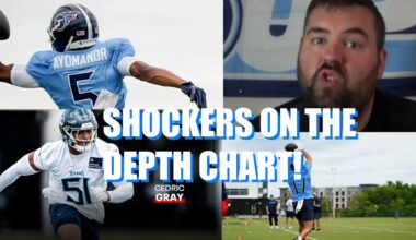 Tennessee Titans fan immediate reaction to SURPRISES on first official depth chart for the Titans!