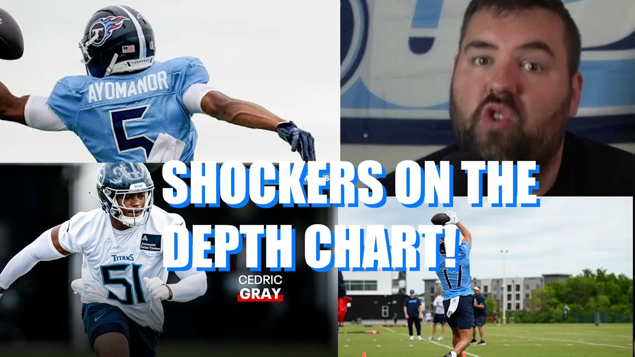 Tennessee Titans fan immediate reaction to SURPRISES on first official depth chart for the Titans!