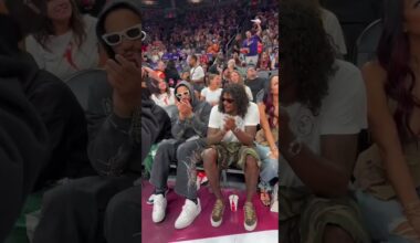 Squad showed out to watch some Phoenix Mercury hoops 🙌 #shorts | Phoenix Suns