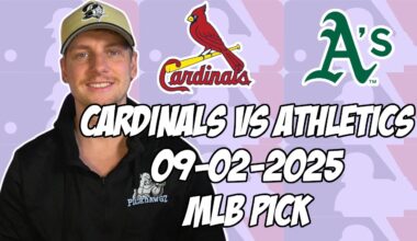 Oakland Athletics vs St. Louis Cardinals 9/2/25 MLB Pick & Prediction | MLB Betting Tips