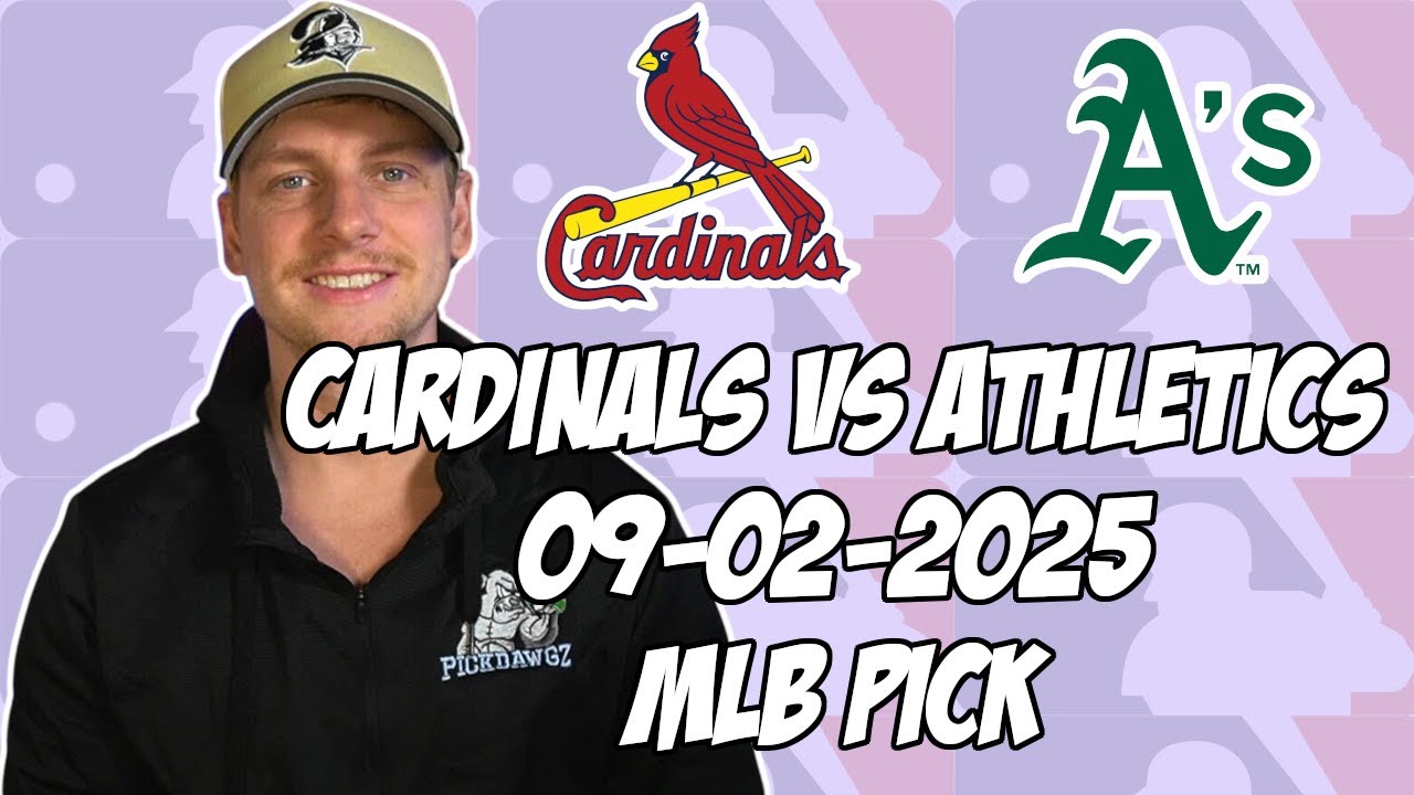 Oakland Athletics vs St. Louis Cardinals 9/2/25 MLB Pick & Prediction | MLB Betting Tips