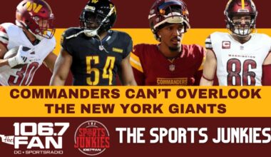 Giants Are In Washington's Crosshairs | Sports Junkies