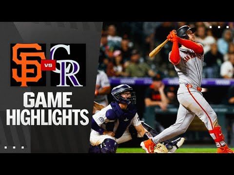 Giants vs. Rockies Game Highlights (9/2/25) | MLB Highlights