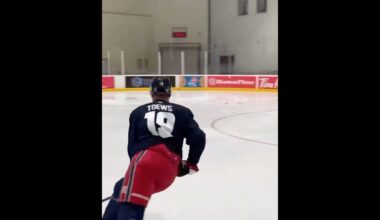 Jonathan Toews First Winnipeg Jets Practice Exclusive