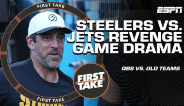 Aaron Rodgers vs. Justin Fields REVENGE GAME loading? 🔋 Whose win would be SWEETER? | First Take