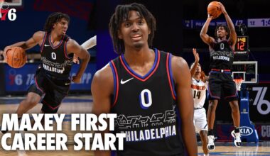 Tyrese Maxey STARS in First NBA Start