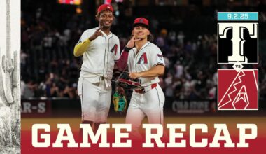 Rangers vs. D-backs Game Highlights (9/2/25) | MLB Highlights | Arizona Diamondbacks