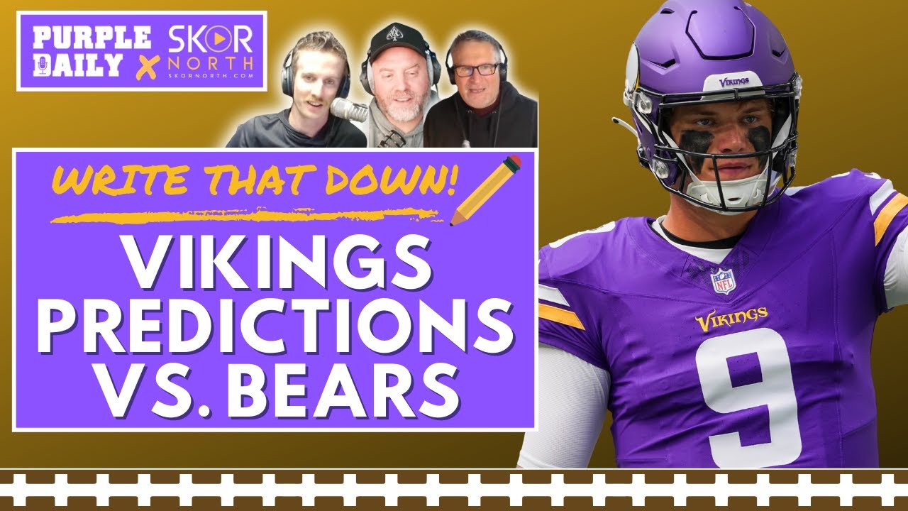 Minnesota Vikings predictions vs. Chicago Bears: JJ McCarthy, Caleb Williams and more