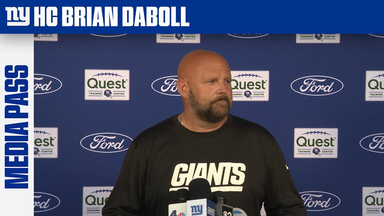 Coach Daboll Previews Week 1 vs. Commanders | New York Giants