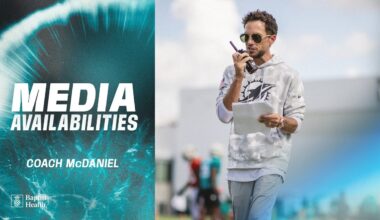 Coach McDaniel meets with the media | Miami Dolphins