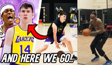 Lakers Training Camp BATTLE Between Jake Laravia & Jarred Vanderbilt! | Rotation + Role Outlook!
