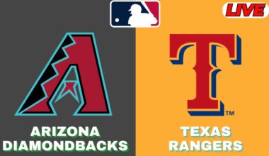 🔴LIVE : Texas Rangers Vs Arizona Diamondbacks | MLB 2025 | MLB Live Baseball Score