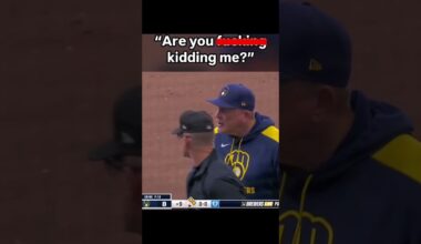 Brewers Manager Pat Murphy Gets Ejected on a Check Swing Call vs. Phillies! #phillies #brewers