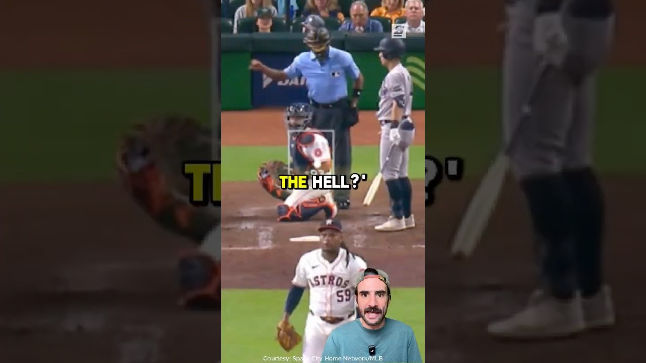 Did Framber Valdez INTENTIONALLY Cross Up His Catcher? 🤔 #shorts